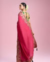 Mohey Women Radiant Pink Elegance Saree