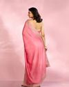 Mohey Women Enthralling Pink Elegance Saree