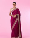 Chinon Wine Elegance Saree