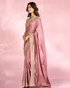 Mohey Women Dusty Pink Festive Saree