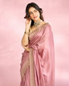 Mohey Women Dusty Pink Festive Saree