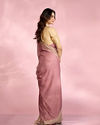 Mohey Women Dusty Pink Festive Saree