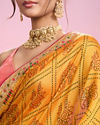 Mohey Women Sunshine Elegance Yellow Saree
