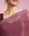 Mohey Women Pink Gajree Organza Saree