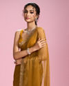 Mohey Women Sunny Elegance Organza Saree