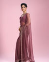 Mohey Women Royal Purple Radiance Saree