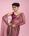 Mohey Women Royal Purple Radiance Saree