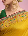 Mohey Women Emerald Elegance Art Silk Saree