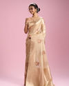 Mohey Women Cream Elegance Saree