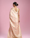 Mohey Women Elegant Cream Saree