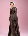 Mohey Women Black Elegance Silk Saree