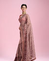 Mohey Women Blush Blossom Elegance Saree