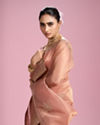 Mohey Women Gajree Pink Extravaganza Saree