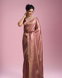 Mohey Women Royal Purple Charm Saree