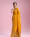 Mohey Women Mustard Yellow Glory Saree
