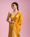 Mohey Women Mustard Yellow Glory Saree
