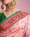 Mohey Women Vibrant Pink Charm Saree