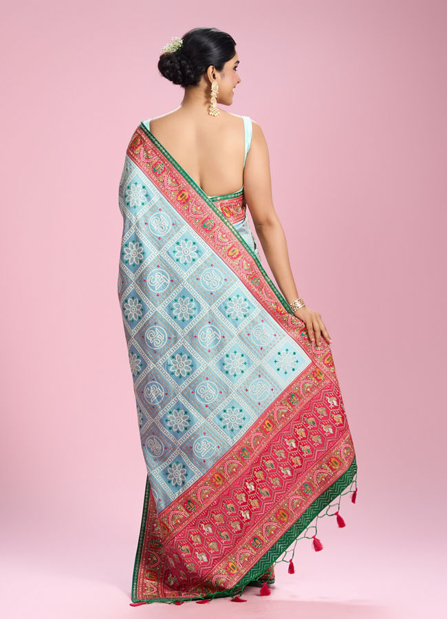 Mohey Women Sapphire Elegance Saree