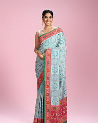 Mohey Women Sapphire Elegance Saree