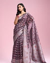 Mohey Women Ravishing Wine Saree