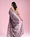 Mohey Women Ravishing Wine Saree
