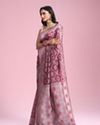 Mohey Women Coral Elegance Saree