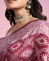 Mohey Women Coral Elegance Saree