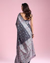 Mohey Women Indigo Blue Elegance Saree