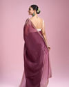 Mohey Women Boldly Chic Purple Saree