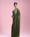 Mohey Women Emerald Elegance Saree