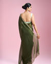 Mohey Women Emerald Elegance Saree