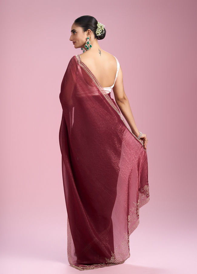 Mohey Women Coral Bliss Saree