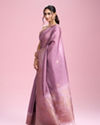 Mohey Women Purple Elegance Extravaganza Saree