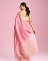 Mohey Women Pink Elegance Brilliance Saree
