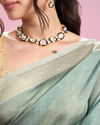 Mohey Women Radiant Light Blue Saree