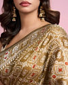 Mohey Women Mystic Mehandi Green Saree