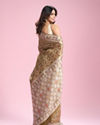 Mohey Women Mystic Mehandi Green Saree