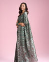 Mohey Women Timeless Green Elegance Saree