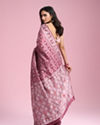 Mohey Women Wine Hues Celebration Saree
