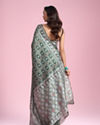 Mohey Women Timeless Green Elegance Saree