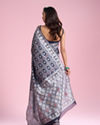 Mohey Women Mesmerizing Indigo Blue Saree