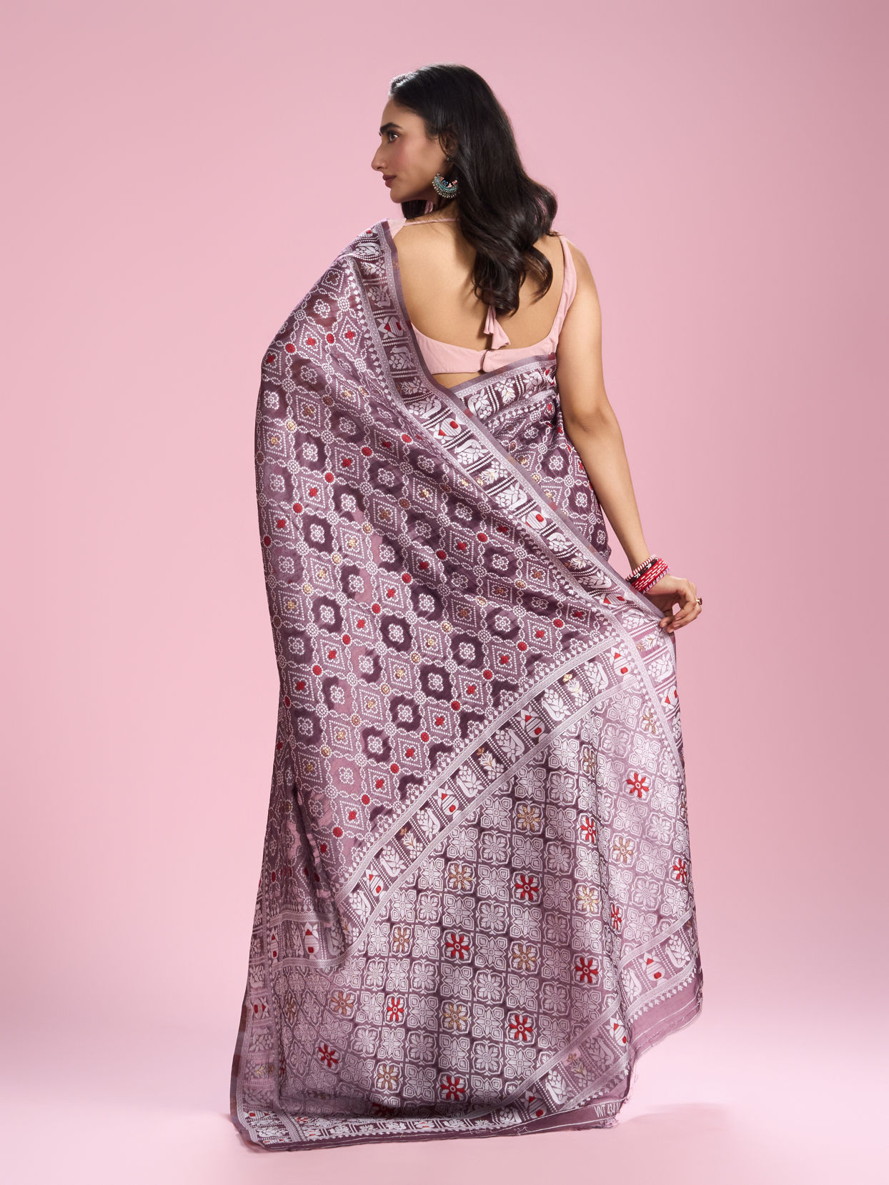 Mohey Women Coral Glory Saree