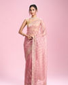 Mohey Women Elegant Pink Saree