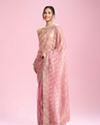 Mohey Women Elegant Pink Saree
