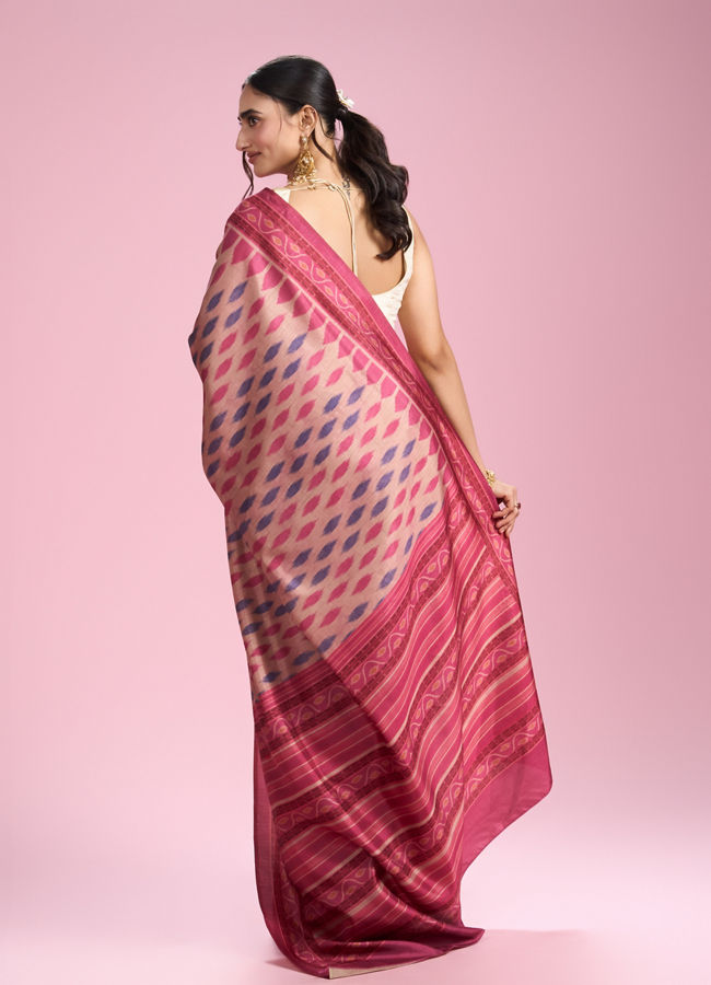 Mohey Women Pink Radiance Saree