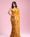 Mohey Women Sun Kissed Mustard Yellow Saree