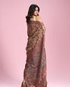 Mohey Women Beige Art Silk Saree
