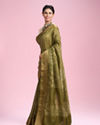Mohey Women Mehandi Green Elegance Saree