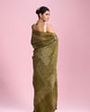Mohey Women Mehandi Green Elegance Saree