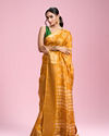 Mohey Women Radiant Mustard Yellow Saree